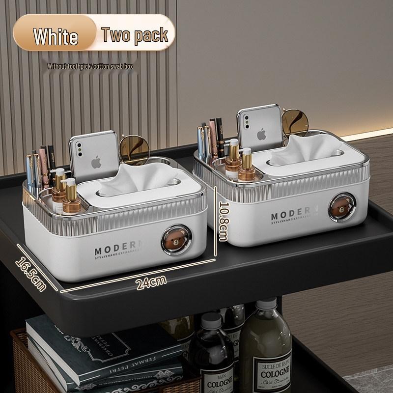 HANDUNYOU Light Luxury Multi-function Tissue Box