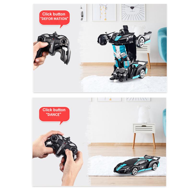 2,4 GHz Fernbedienung Transforming Auto RC Auto mit Deformation Tanzen Funktion für Kinder Cool