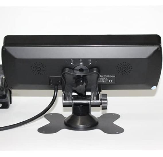 OBEST Twin Monitor with 4 Video and Backup 4.3-inch Inputs, Auto-Switching, Dual-Screen On-Dash Monitor, Sub-Monitor, Camera, Customizable, 12V/24V