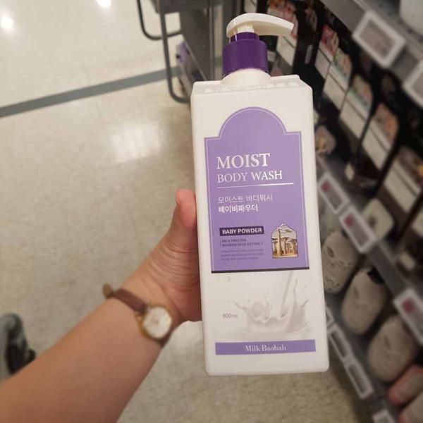 

Молоко Баобаб Moist Детский гель для душа 800 мл Корейская косметическая косметика