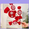 Christmas Candy Cane Diy Decorations With Striped Plush Material For Holiday Festivities