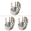 Decorative Hand Tea Light Stand for Indoor Room Styling, Seasonal Shelf Display, Entry Table Use, Candle Not Included