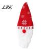 Winter Home Table Decorations Christmas Gnome Wine Bottle Covers, Knitted Faceless Toppers, Santa Reindeer Reusable Party Favors Elf Sleeves, Xmas for