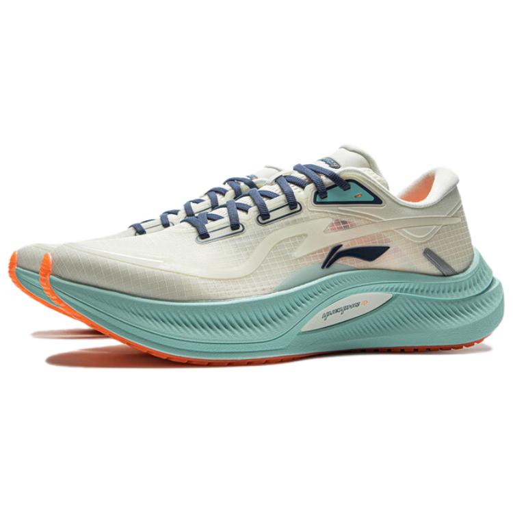 New LiNing Yueying 4 Abrasion Resistant Slip Resistant Low Top Casual Running Shoes Men's Ecru ARHV001-13