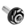 2 Pack Aluminum License Plate Screws for Motorcycle Frame Fixing Bolts
