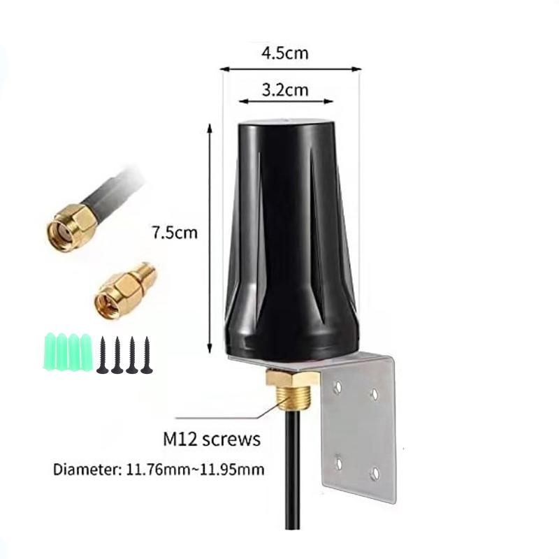 4G LTE Outdoor SMA Male Plug Antenna Supplies for GSM Alarm System 4G LTE Router 600-6000mHz 5dBi Antenna