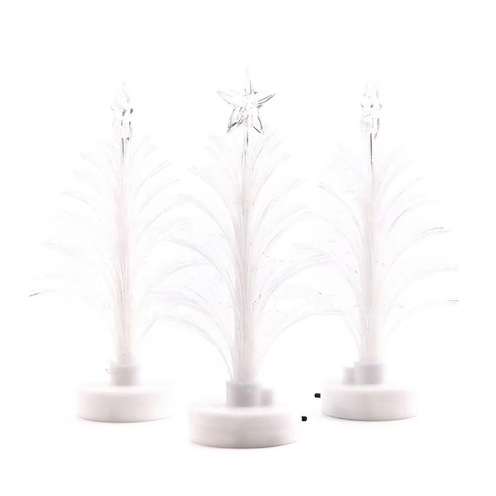 Electronic Led Christmas Tree Night Light Creative Star Christmas Tree Lamp Home Party Deco Christmas Giftsration