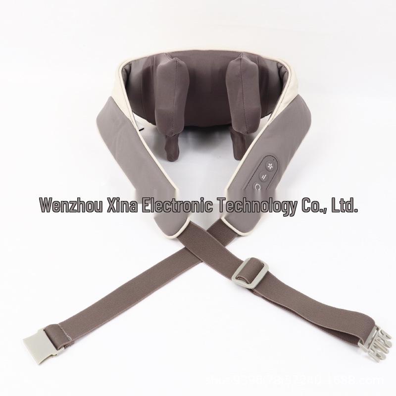 Electric Kneading Neck and Shoulder Massager Shawl English Packaging