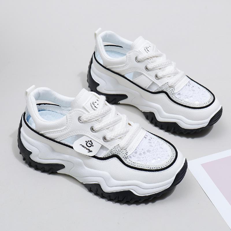 

INS корейский стиль обувь для папы на платформе новые летние уличные студенческие кроссовки для бега, увеличивающие рост для отдыха H608 40