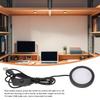 LED Round Light Ultra Thin Aluminum Casing Under Counter Lighting with 1.5m Cable for Ceiling Bedroom Kitchen USB Plug in 5V