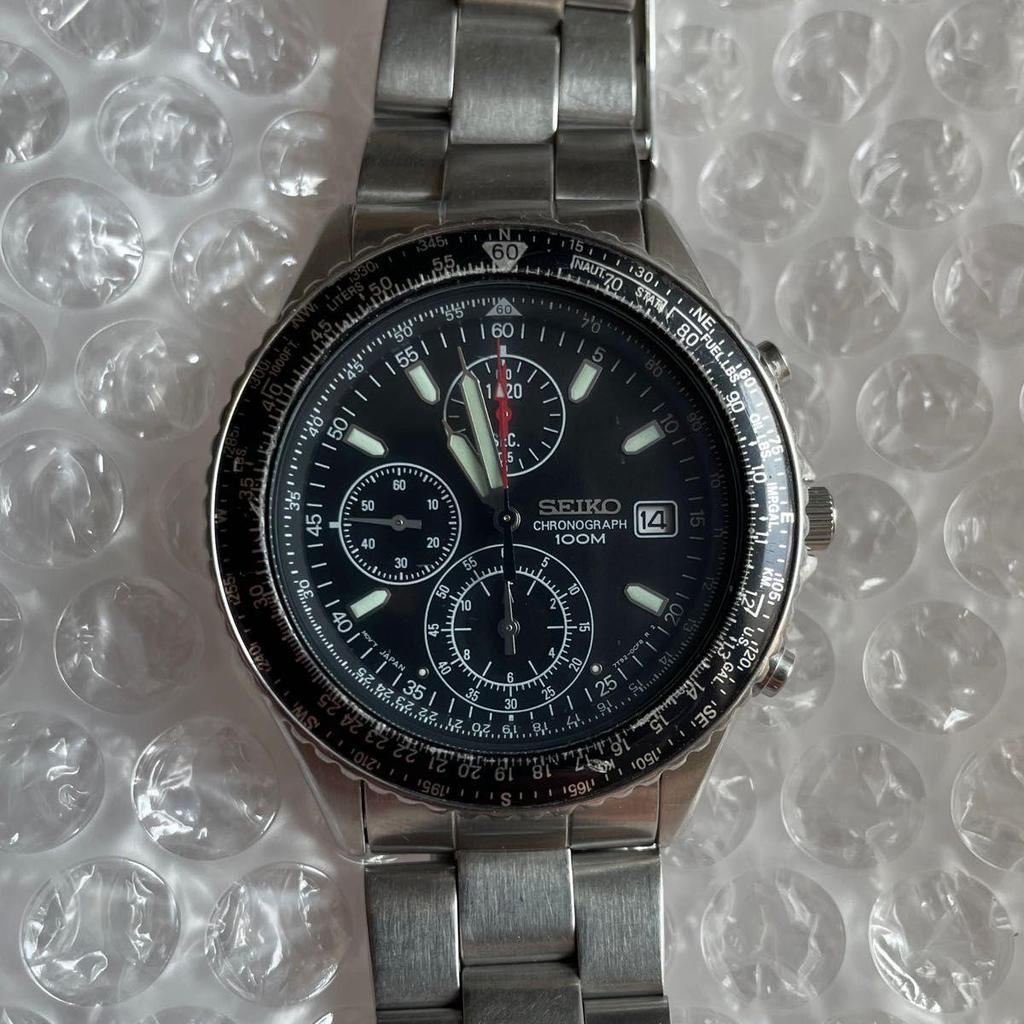 Used SEIKO Seiko watch men's chronograph