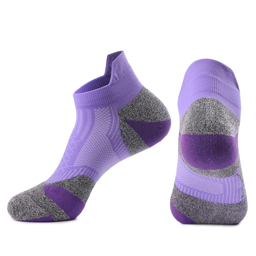 CoolMax Antibacterial & Odor-Resistant Sports Socks: Thickened, Towel Bottom, Quick-Drying for Badminton, Marathon, and Professional Running.