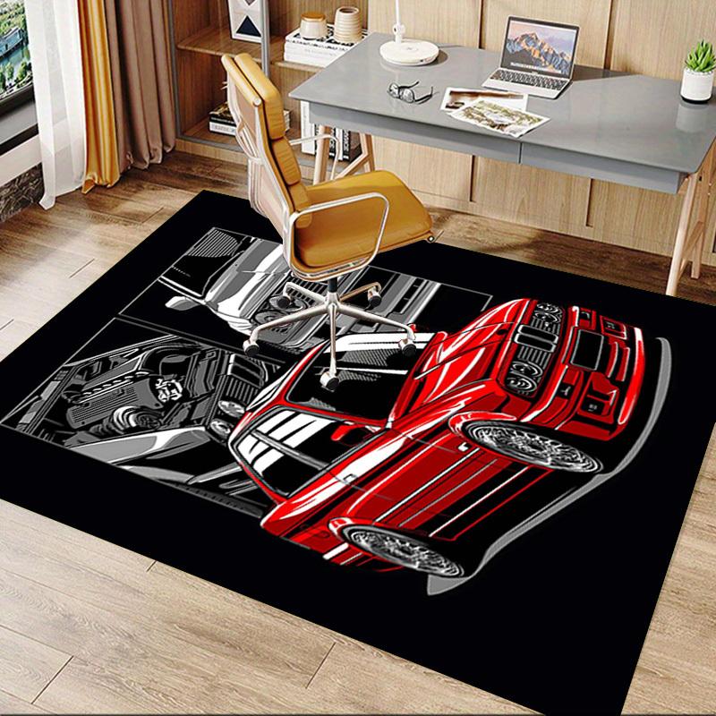 1 Pezzo Tappeto per Pavimento Auto Extra Large Antiscivolo, Ufficio, Famiglia, Camera da Letto Tappeto di Grande Area Tappeti Interni, Colori Vivaci