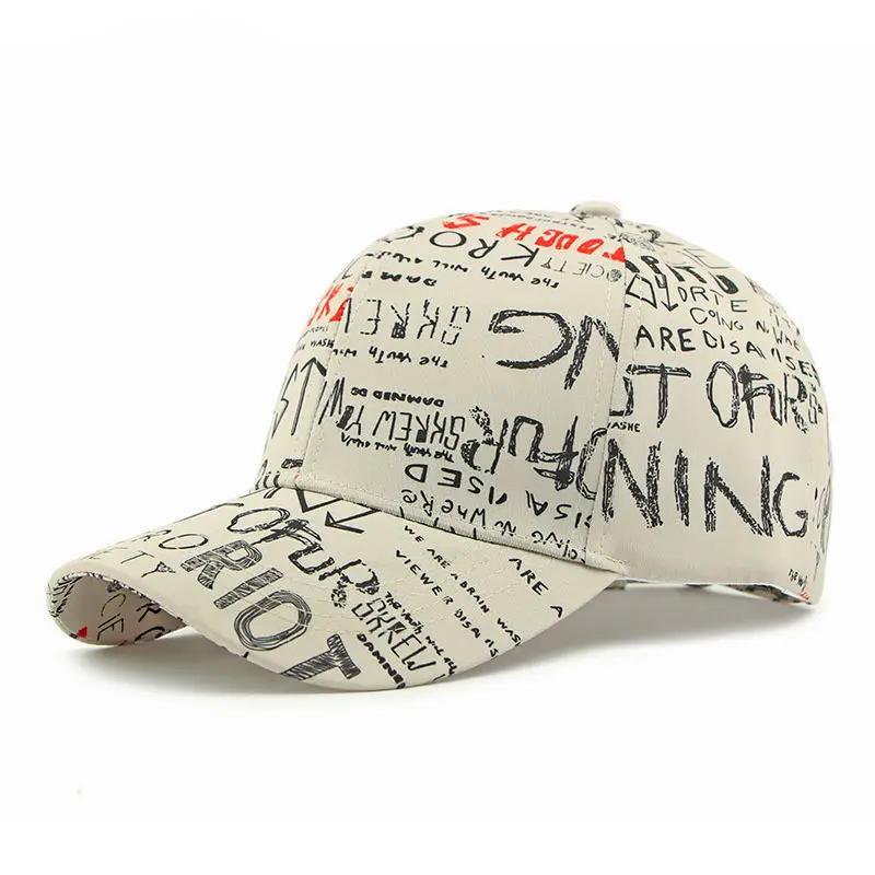 

LDSLYJR Four Seasons Polyester Letter Print Casquette Baseball Cap Adjustable Outdoor Snapback Hats for Men and Women 41 56-60cm Adjustable бежевий