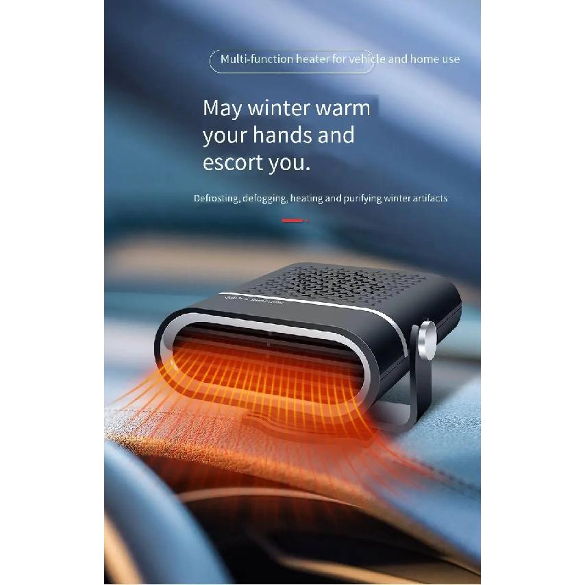 High-Quality Portable Car Heater Fan  Fast  Efficient  Reliable - Perfect for Tech-Savvy Car Owners