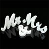 3pcs/set Wooden Mr & Mrs Sign Decoration For Wedding Party, Ceremony Check-In Desk, Dining Table, Suitable For Home, Hotel Decor