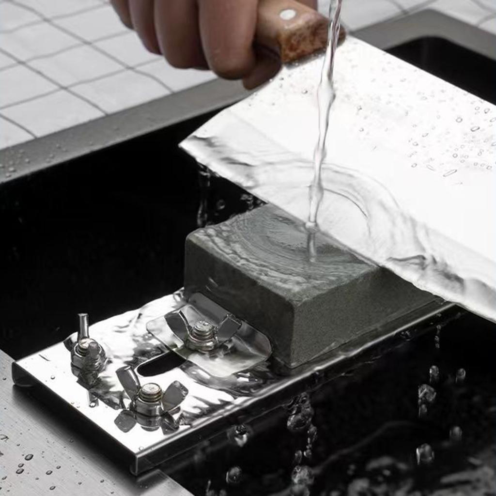 Sharpening Whetstone Holder No Slip Adjustable For Whetstones Kitchen Sink