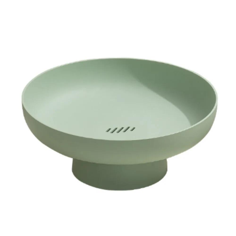 Large Capacity Fruit Snacks Bowl Party Food Dessert Display Plate Kitchen Biscuit Cake Storage Tray Holder  Plastic Tank