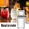 Manual Ice Crusher Mini Ice Shaver Smoothie Maker Ice Block Breaking Slush Machine