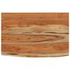 VidaXL Wall Shelf, Floating Shelf, Wall Decoration for Office Living Room, Rectangular Solid Acacia Edge 370248