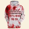 Spring And Autumn Fashion Men's Hoodie Horror Bloody Cosplay 3D Print Hoodies Street Casual Boy Sweatshirt Men's Oversized Top Clothing