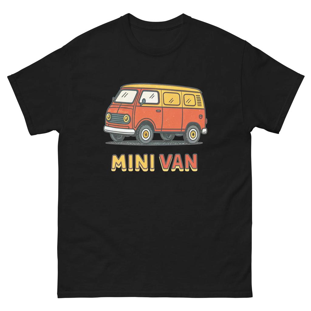 Minivan Transportation Vehicle Illustration T-Shirt