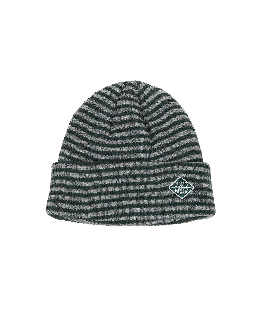 COMONINOZ [Cn]26S Stripe Knit Beanie [4 Color]