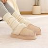 Fashion Shevalues Warm Fuzzy House Slippers For Women Fashion Fluffy Thick Sole Cotton Shoes High Quality Winter Fur Plush Women Slipper