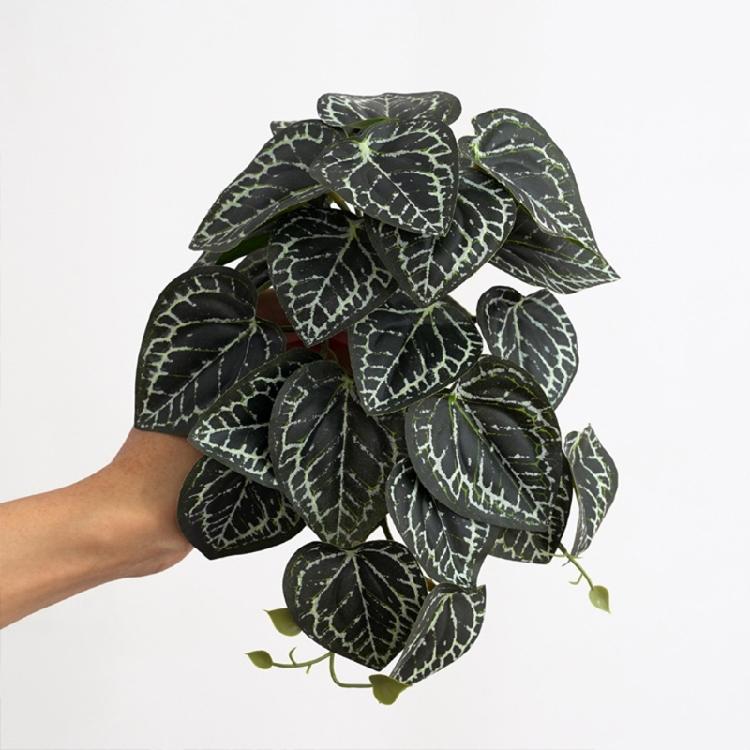 Artificial Amphibian Plants Terrarium Leaves Habitat Decor for Iguana for Turtle