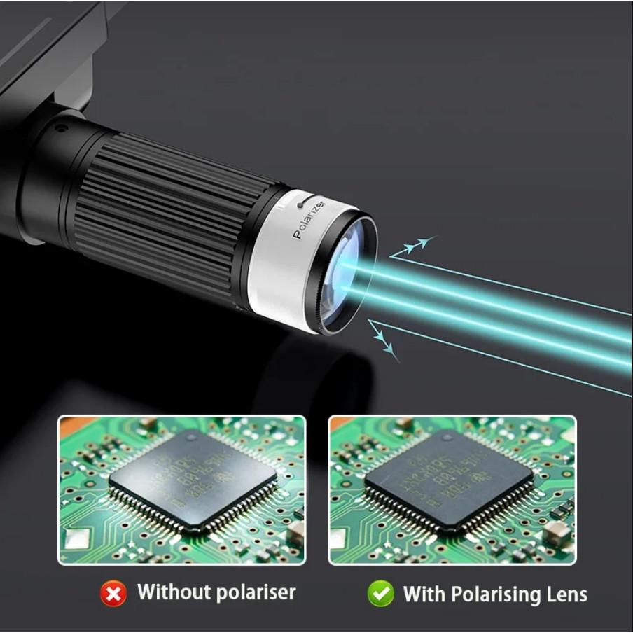 7 Inch 1600X Adjustable Repair Magnifier 1080P Professional Welding Tool IPS 4K Digital Electron Microscope