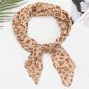 Leopard Print Scarf for Women Fashionable Soft Comfortable Fabric Neck Wrap Kerchief for Daily Commute or Daily Wear