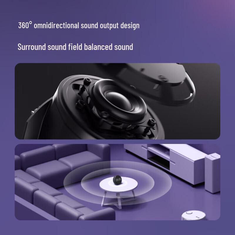 Xiaodu Smart Alarm Clock Speaker with Digital Display