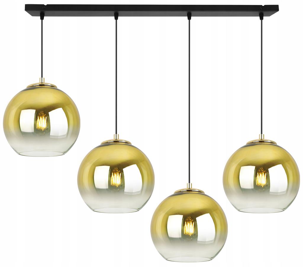 Hanging Lamp Ceiling Chandelier Golden Lamp Shade 20 Cm