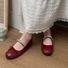Fashion Fashion Rhinestones Women Ballet Flats Lolita Shoes Soft Female Round Toe Footwear Shallow Ladies Flats Mary Janes Shoes