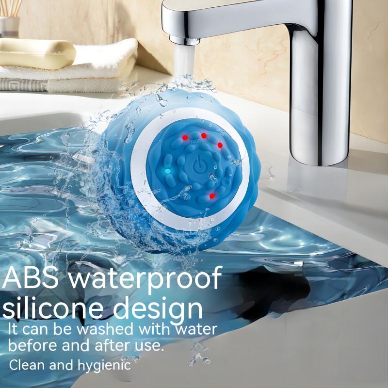 Yoga-Faszienball, Plantar-Massageball zur Tiefenentspannung der Muskeln, elektrisch vibrierender Erdnussball, muskelentspannender Heim-Fitnessraum, tragbar