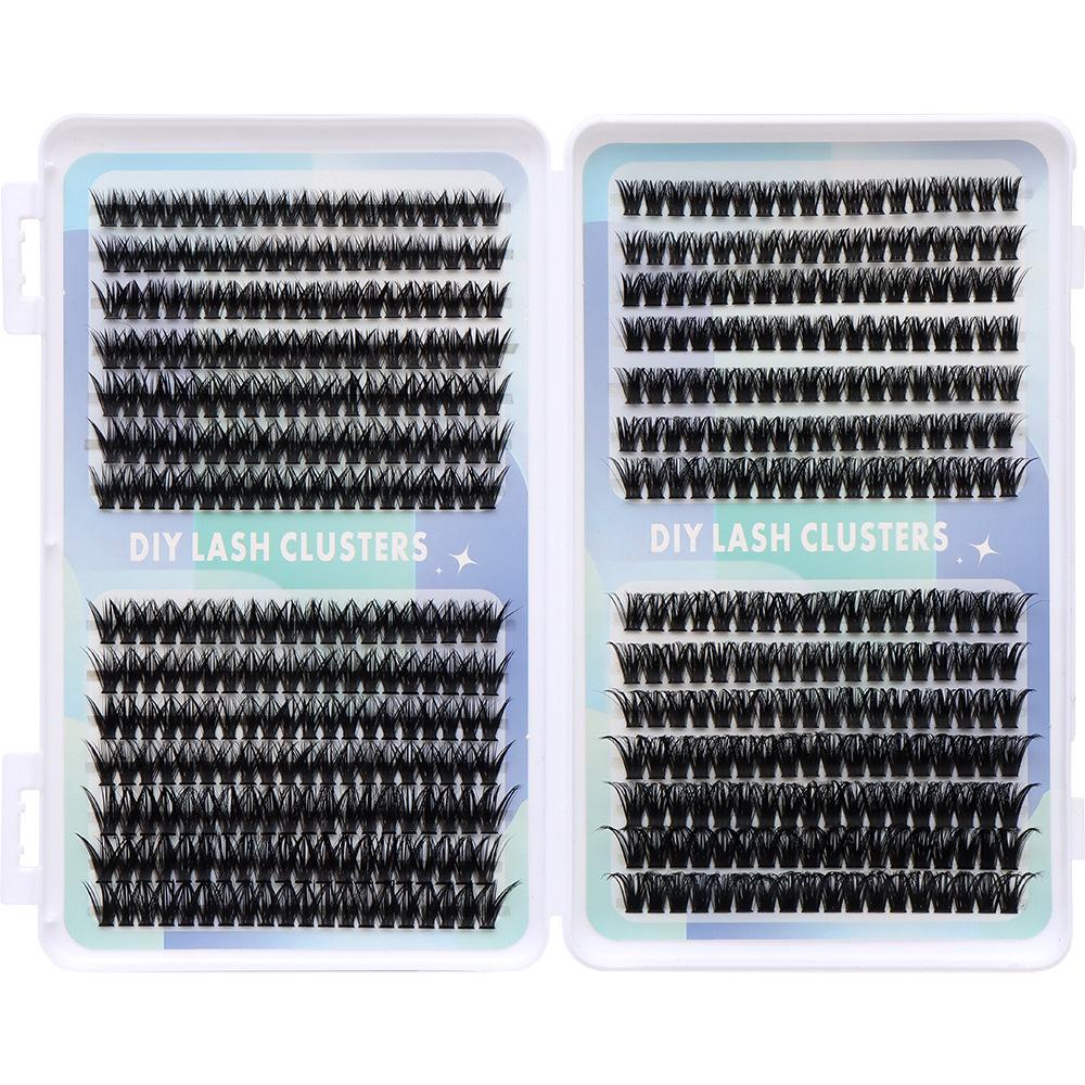 Evropské a americké DIY smíšené umělé řasy - Přirozené, Husté, Velkokapacitní Kniha horkotavných trsových řas