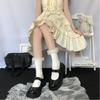 Summer Lace Socks Japanese Lolita Sweet Tube Socks Children's Black Cotton Lolita Calf Socks Tide