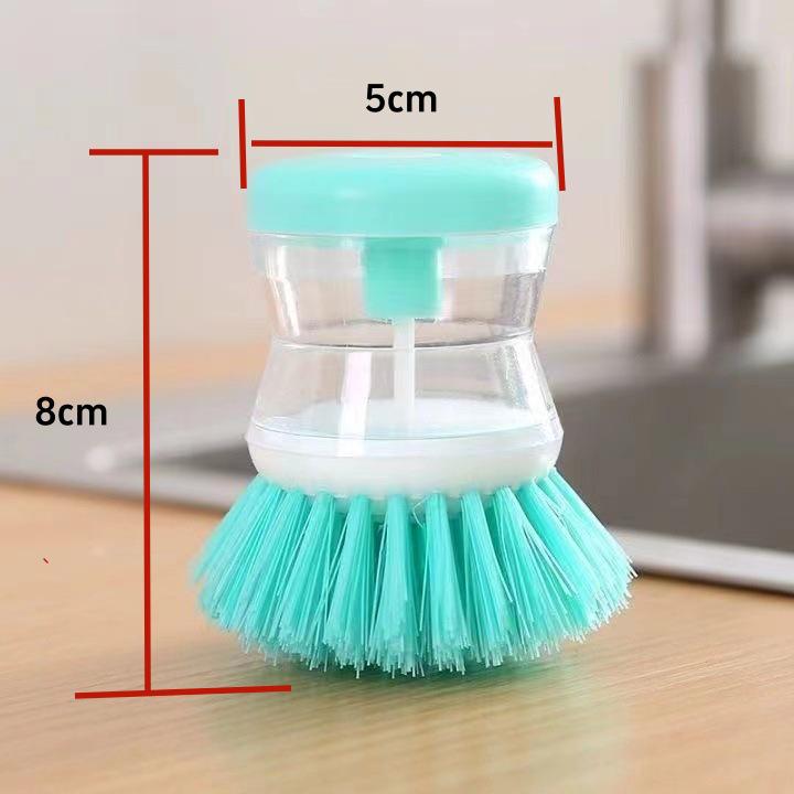 Multifunctional Long-Handled Pot Brush - Gentle on Pots, Keeps Hands Clean