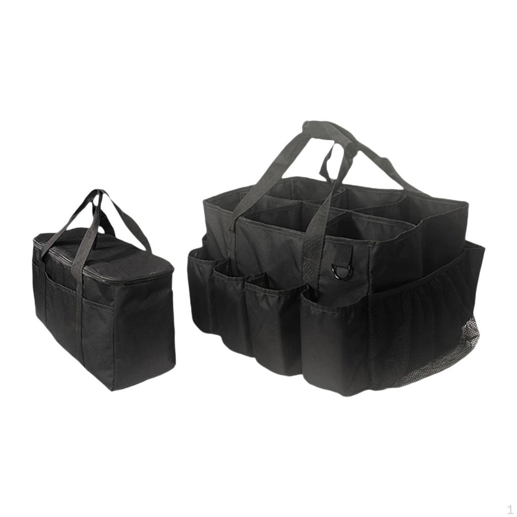 Cleaning Supplies Tote Multifunctional Tool Bag Supply Organizer for Carpenter