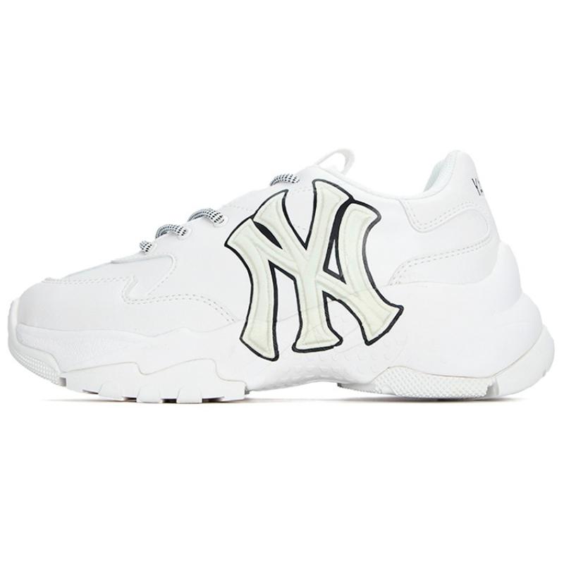 MLB Большие Баскетбольные Кроссовки на Толстой Подошве Низкие Унисекс Бежевые Кроссовки 3ASHCS12N-50WHS 37.5