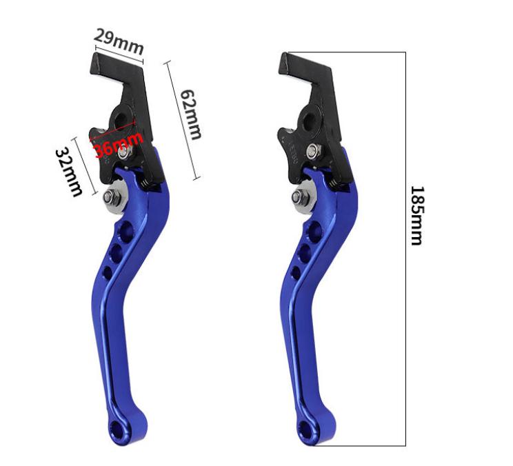 Motorcycle Modification Front and Rear Disc Brakes, Power Assisted Bicycles, Brake Clutch Lever Accessories Are Convenient