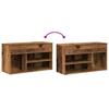 Shoe Bench Vintage Wood Look 80 x 30 x 45 cm Engineered Wood