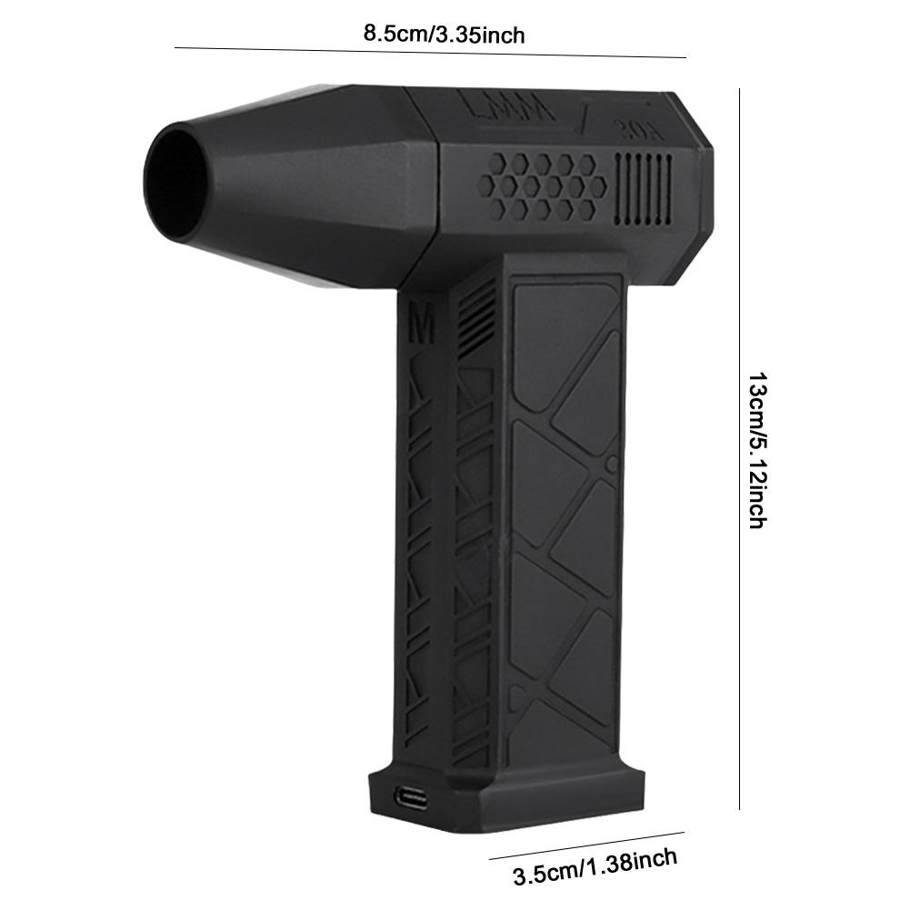 130000RPM Mini Turbo Jet Fan Rechargeable Brushless Motor Portable Dust Blower Jet Blower for Computer Keyboard Outdoor Car Home