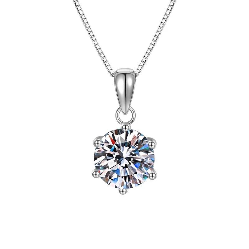 925 Sterling copper Engagement Zircon Set for Women Simple Fashionable AAAAA Zircon Necklace Earrings Ring Combo