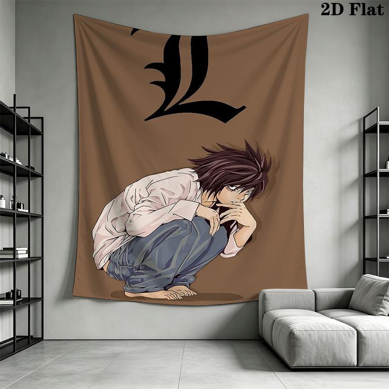 Death Note Pattern Home Decor Tapestry, Wall Hanging, Decorative RV Wall Cloth.MGT0918510
