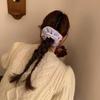 Neue Scrunchies Roter Saum Blau Gestreiftes Haargummi Süß Frisch Elastisches Haarband Mädchen Frauen Haaraccessoires