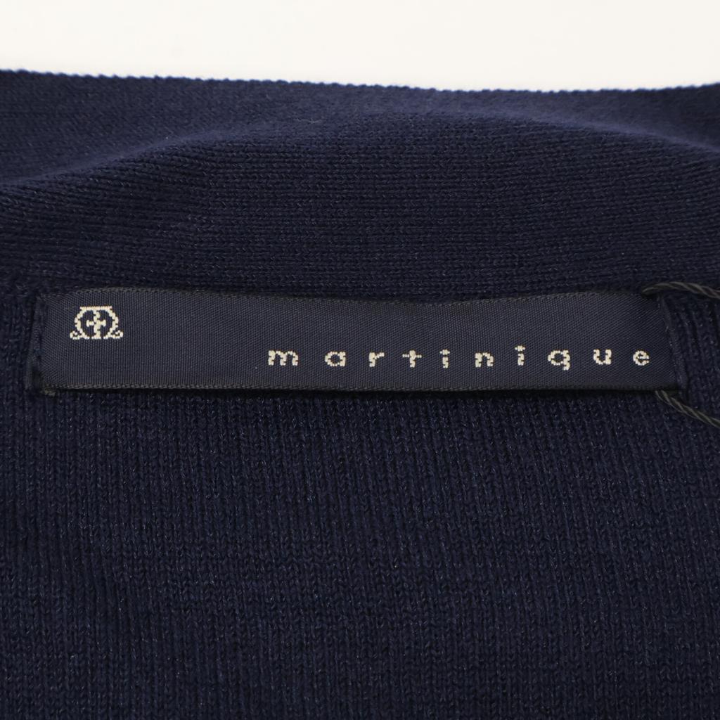 martinique Navy A0331KCD561 Pearl Button Cardigan tops F NavyUsed