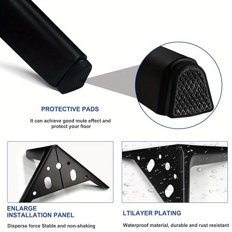 4 buc Picioare Mobilă de Înlocuire Picioare Canapea pentru Mobilă Picioare Metalice