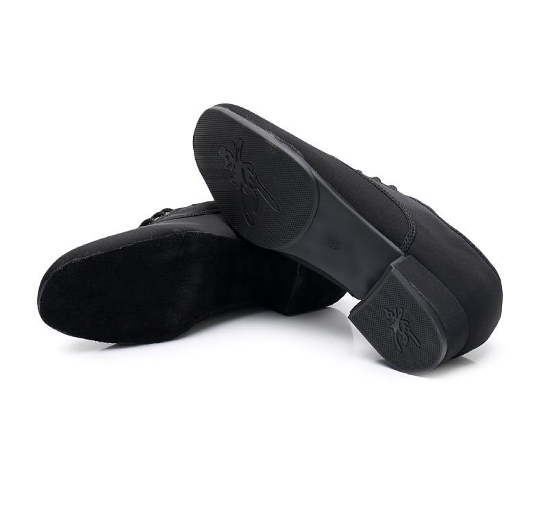 Men's Oxford Cloth Soft Sole Dance Shoes for Square, Foxtrot, and Modern Waltz