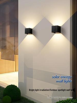 Waterproof Double Head LED Outdoor Wall Light for Hotels, Courtyards, and Balconies